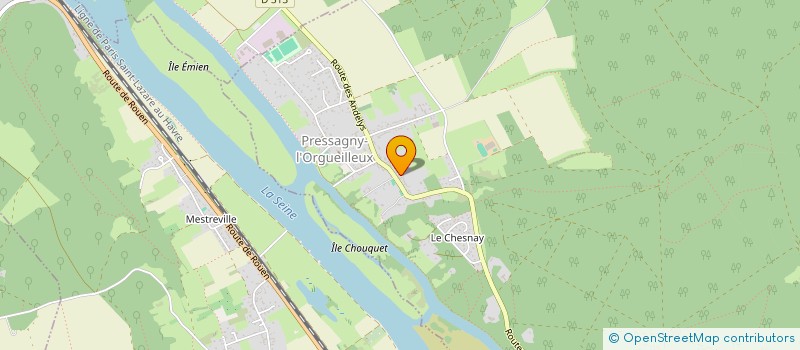 localisation de l'entreprise MONSIEUR JACQUES BROSSARD  VEXIN-SUR-EPTE