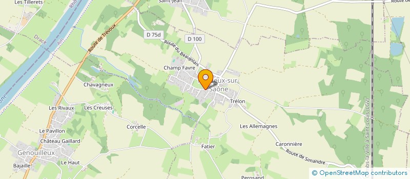 localisation de l'entreprise MONSIEUR JACQUES BROSSAT  PEYZIEUX-SUR-SAONE