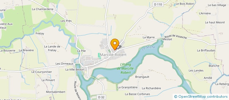 localisation de l'entreprise MONSIEUR JACQUES BROSSAULT à MARCILLE-ROBERT