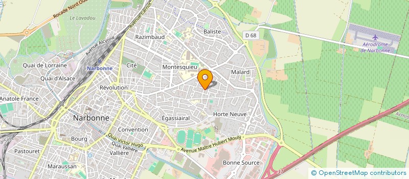 localisation de l'entreprise MONSIEUR JACQUES BROUSSE à NARBONNE