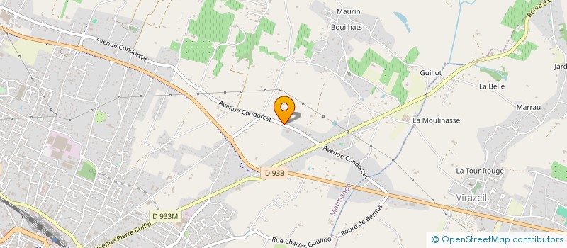 localisation de l'entreprise MONSIEUR JACQUES BROUSSE à MARMANDE