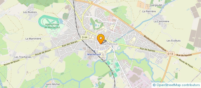 localisation de l'entreprise MONSIEUR JACQUES BROUSSEAU  MACHECOUL-SAINT-MEME