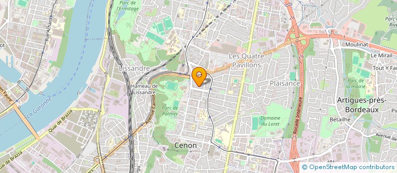 localisation de l'entreprise MONSIEUR JACQUES BROUSSIN  CENON