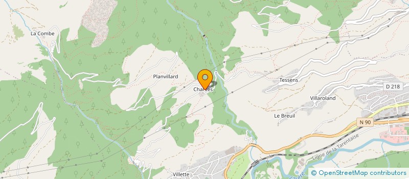 localisation de l'entreprise MONSIEUR JACQUES BROUWER à AIME-LA-PLAGNE