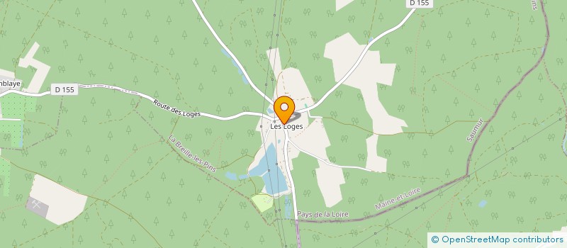 localisation de l'entreprise MONSIEUR JACQUES BRUERE  COURLEON