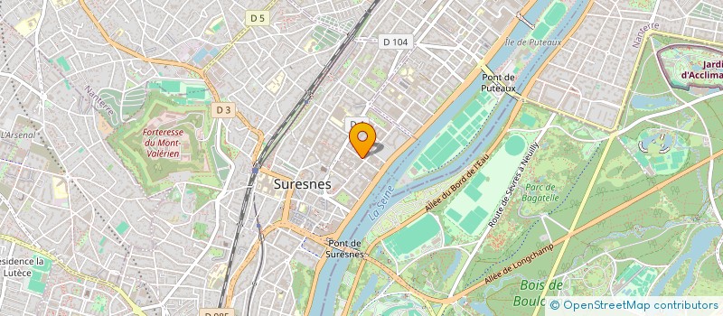 localisation de l'entreprise MONSIEUR JACQUES BRUGUIERE à SURESNES