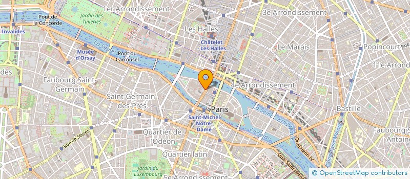 localisation de l'entreprise MONSIEUR JACQUES BRUN  PARIS