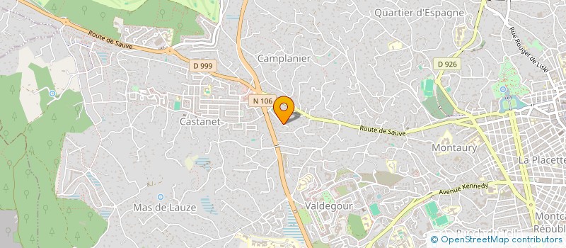 localisation de l'entreprise MONSIEUR JACQUES BRUN  NIMES