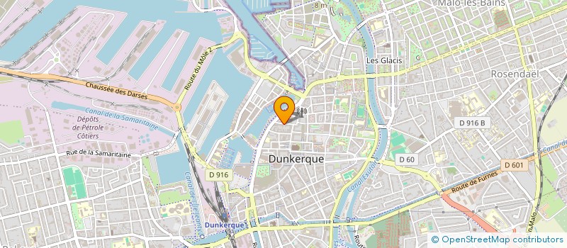 localisation de l'entreprise MONSIEUR JACQUES BRYCKAERT à DUNKERQUE