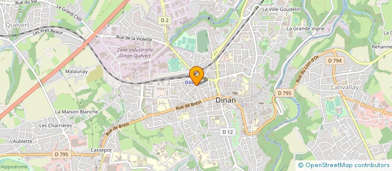 localisation de l'entreprise MONSIEUR JACQUES BUAN à DINAN