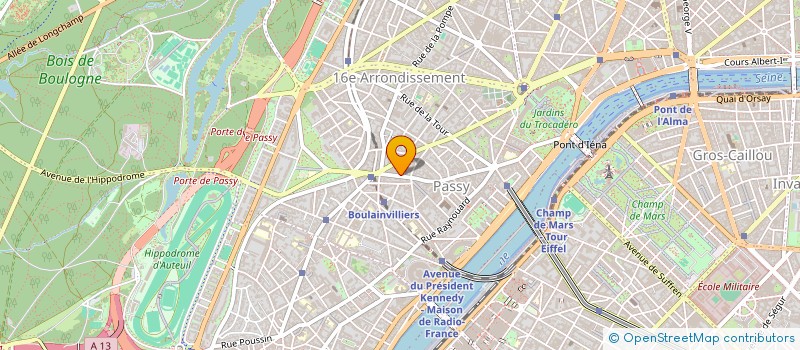 localisation de l'entreprise MONSIEUR JACQUES BUCHALET  PARIS