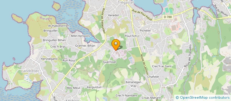 localisation de l'entreprise MONSIEUR JACQUES BUCKINX  TREGASTEL