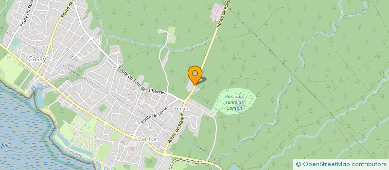 localisation de l'entreprise MONSIEUR JACQUES BUGEAU  LANTON