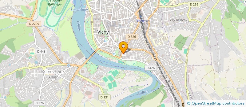 localisation de l'entreprise MONSIEUR JACQUES BUISSON à VICHY