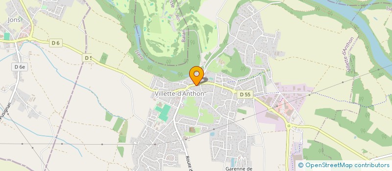 localisation de l'entreprise MONSIEUR JACQUES BUISSON  VILLETTE-D'ANTHON