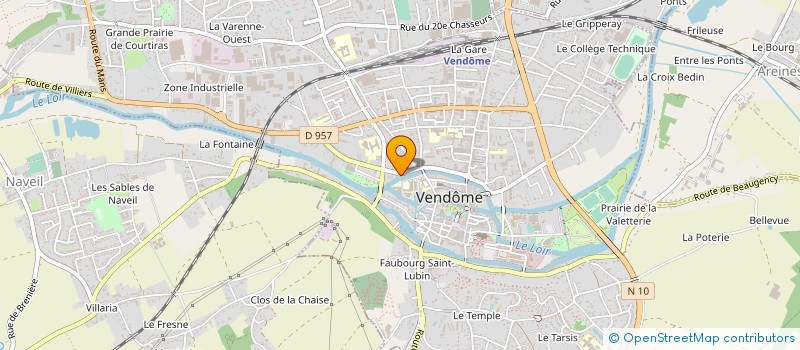 localisation de l'entreprise MONSIEUR JACQUES BURLAUD à VENDOME