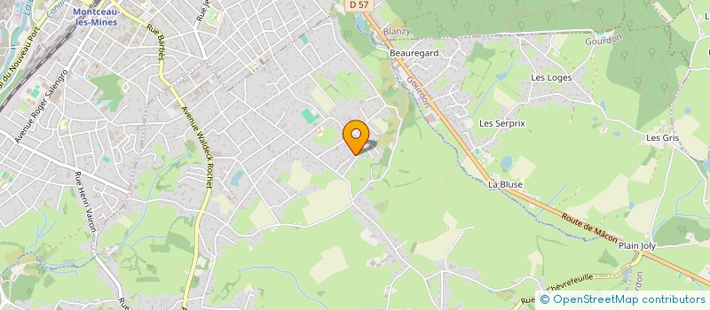 localisation de l'entreprise MONSIEUR JACQUES BURTIN  SAINT-VALLIER