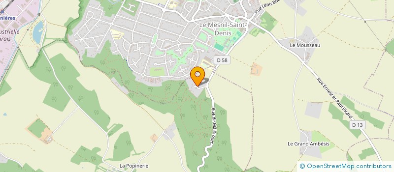 localisation de l'entreprise MONSIEUR JACQUES BUSSON  LEVIS-SAINT-NOM