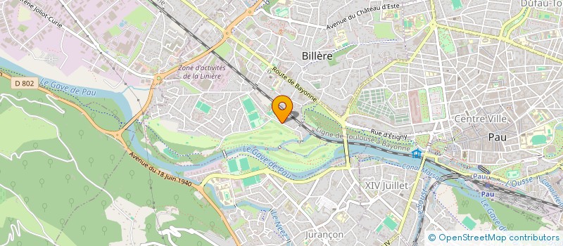 localisation de l'entreprise MONSIEUR JACQUES CABANES à BILLERE