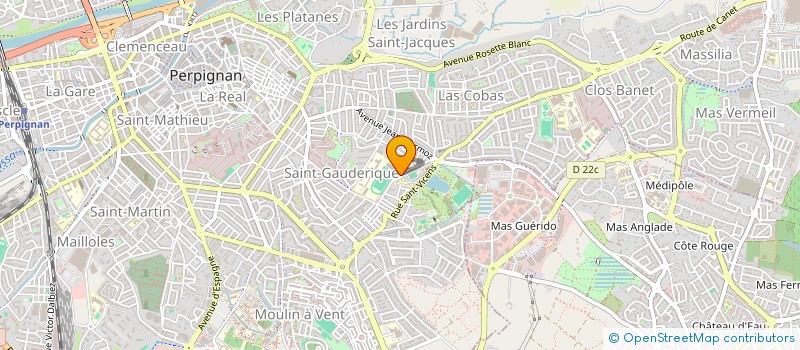 localisation de l'entreprise MONSIEUR JACQUES CABANES  PERPIGNAN