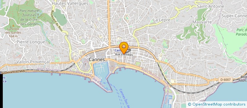 localisation de l'entreprise MONSIEUR JACQUES CABASSO à CANNES