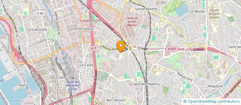 localisation de l'entreprise MONSIEUR JACQUES CABUZEL  MARSEILLE