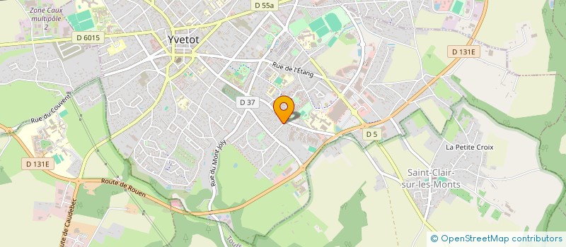 localisation de l'entreprise MONSIEUR JACQUES CAHARD  YVETOT