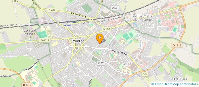 localisation de l'entreprise MONSIEUR JACQUES CAHARD  YVETOT