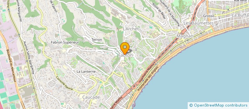 localisation de l'entreprise MONSIEUR JACQUES CAILLOU à NICE