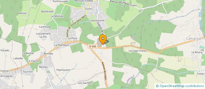 localisation de l'entreprise MONSIEUR JACQUES CALLEGARO  SALLEBOEUF