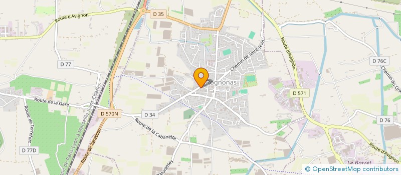 localisation de l'entreprise MONSIEUR JACQUES CALLET à ROGNONAS