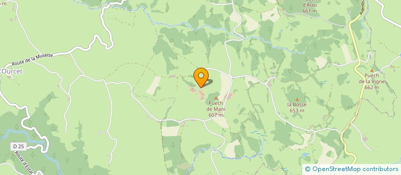 localisation de l'entreprise MONSIEUR JACQUES CALMEJANE  SOUSCEYRAC-EN-QUERCY