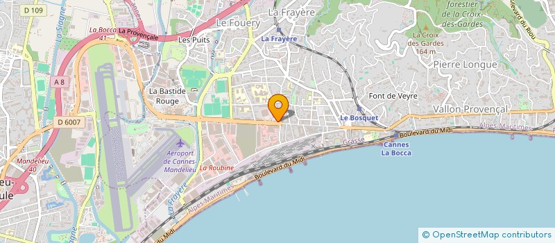 localisation de l'entreprise MONSIEUR JACQUES CALVILLO à CANNES