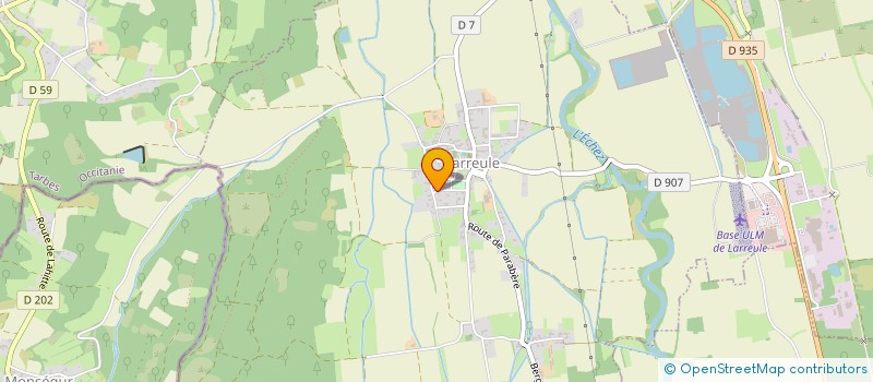 localisation de l'entreprise MONSIEUR JACQUES CAMBLAT  LARREULE