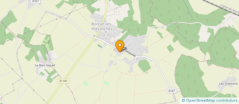 localisation de l'entreprise MONSIEUR JACQUES CAMBOULIVE  BOISSET-LES-PREVANCHES