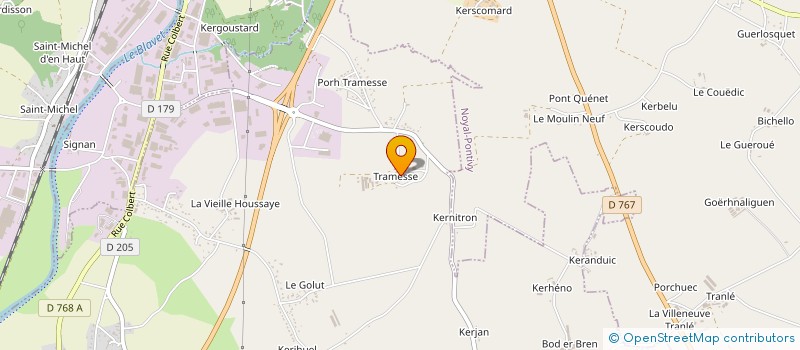 localisation de l'entreprise MONSIEUR JACQUES CAMLANN  SAINT-THURIAU