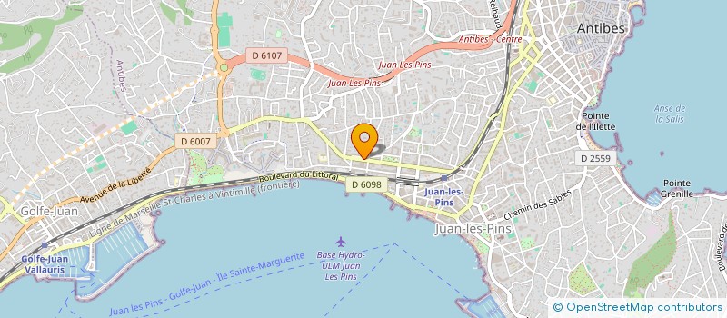 localisation de l'entreprise MONSIEUR JACQUES CAMPANA à ANTIBES