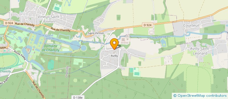 localisation de l'entreprise MONSIEUR JACQUES CAMPION  FONTAINE-CHAALIS