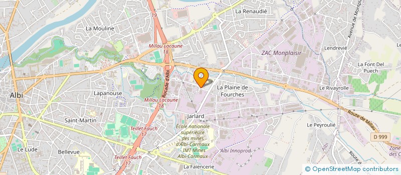 localisation de l'entreprise MONSIEUR JACQUES CAMPS à ALBI