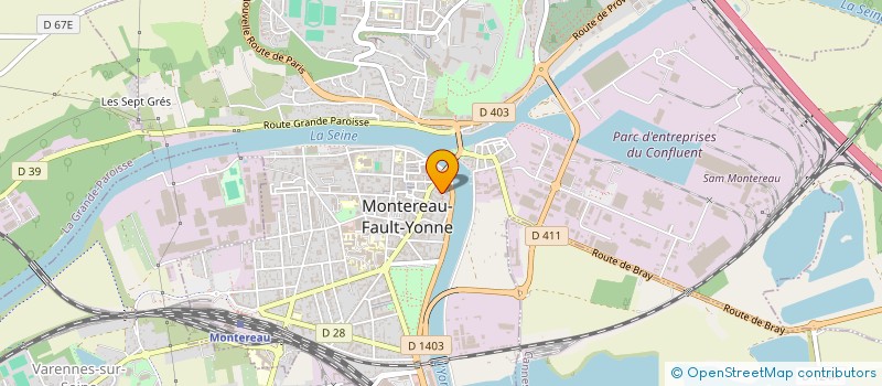 localisation de l'entreprise MONSIEUR JACQUES CAMUSSON  MONTEREAU-FAULT-YONNE