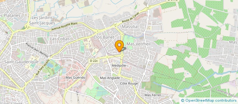 localisation de l'entreprise MONSIEUR JACQUES CANAL  PERPIGNAN