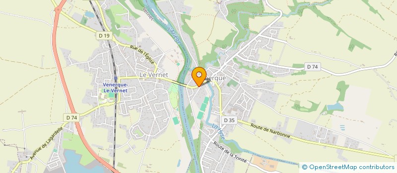 localisation de l'entreprise MONSIEUR JACQUES CANAL à VENERQUE