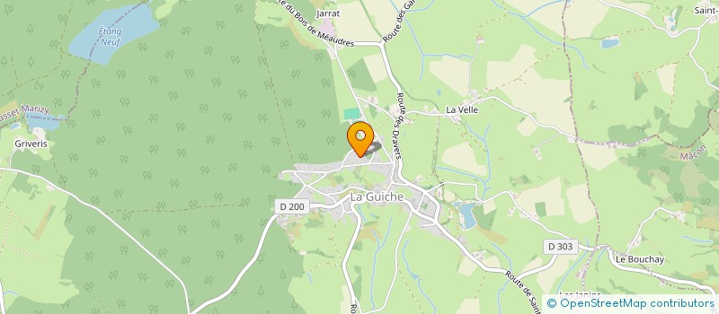 localisation de l'entreprise MONSIEUR JACQUES CANARD  GUICHE (LA)