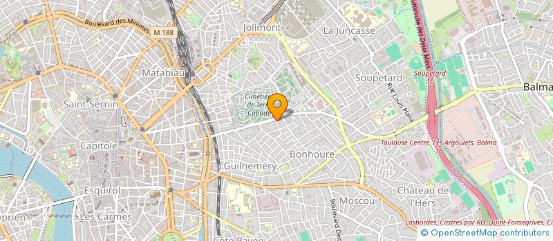 localisation de l'entreprise MONSIEUR JACQUES CAPDEVILLE à TOULOUSE
