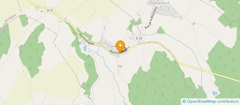 localisation de l'entreprise MONSIEUR JACQUES CAPEYRON  FRAIN