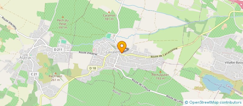 localisation de l'entreprise MONSIEUR JACQUES CAPMAS  LAVALETTE