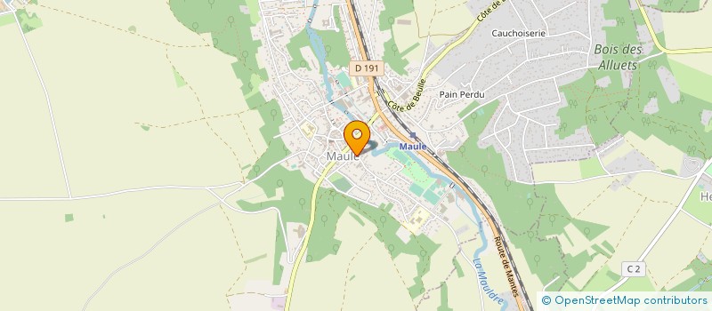 localisation de l'entreprise MONSIEUR JACQUES CARPENTIER  MAULE