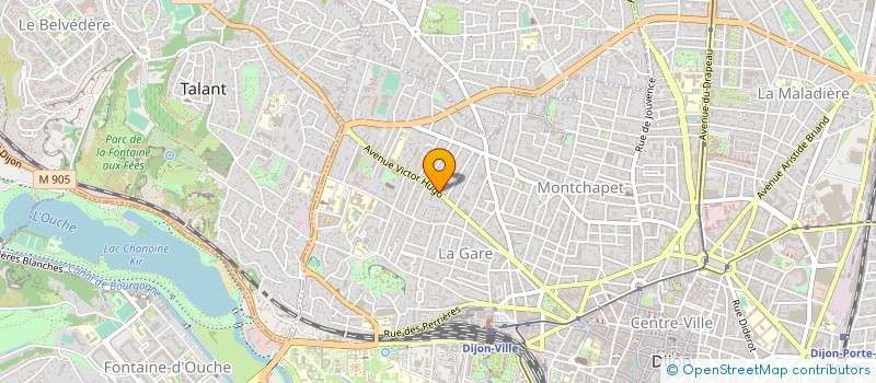 localisation de l'entreprise MONSIEUR JACQUES CARRELET DE LOISY  DIJON