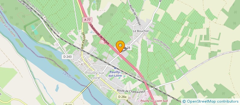 localisation de l'entreprise MONSIEUR JACQUES CARROY à POUILLY-SUR-LOIRE