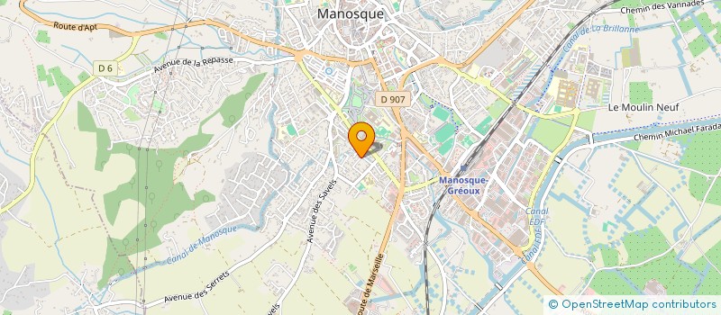 localisation de l'entreprise MONSIEUR JACQUES CARTIER à MANOSQUE